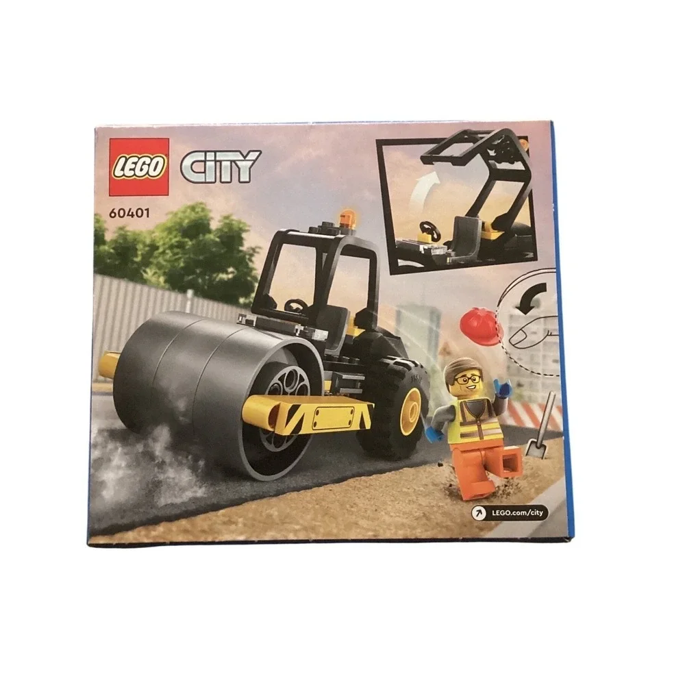 LEGO City Construction‎ Steamroller Building Toy 60401 Ages 5 Plus 78 Pieces
